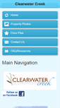 Mobile Screenshot of clearwatercreek-athens.com